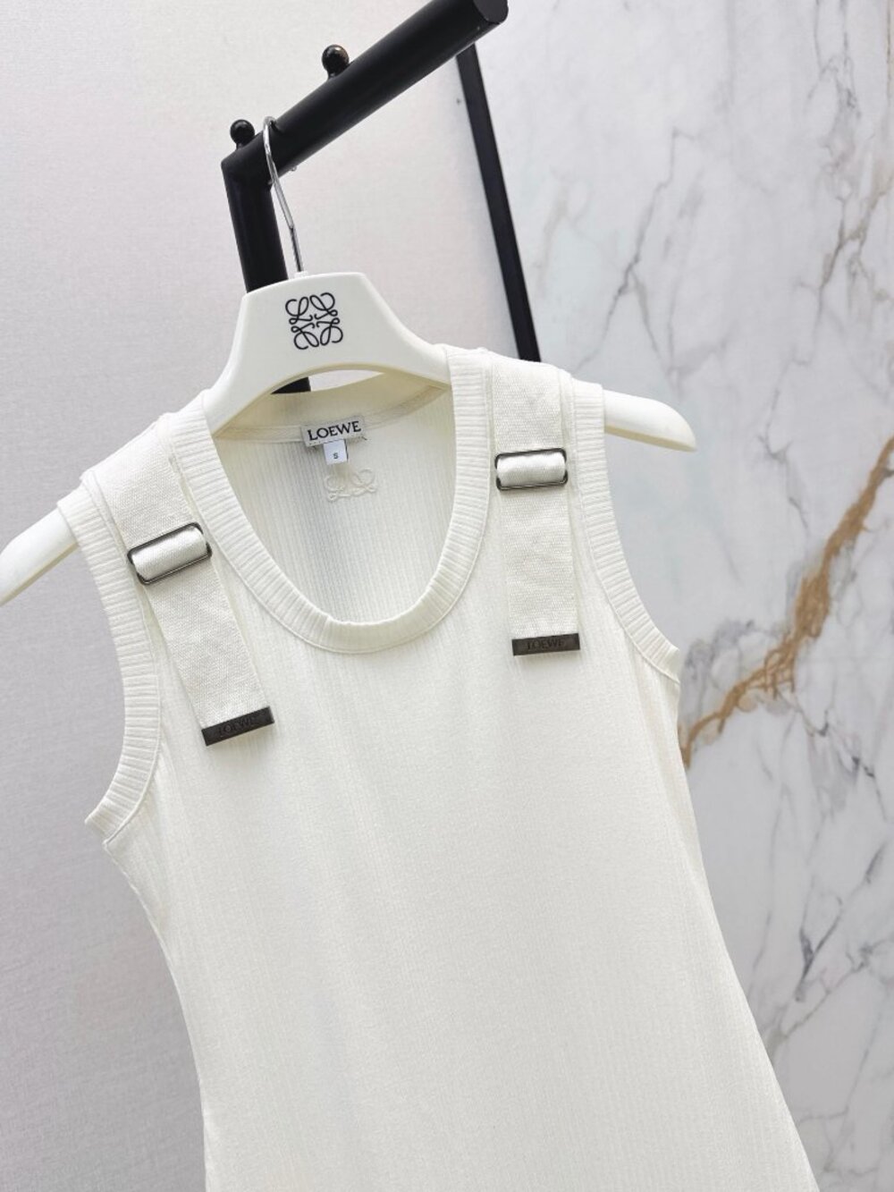 Loewe White Sleeveless Dress - Picture 6 of 6